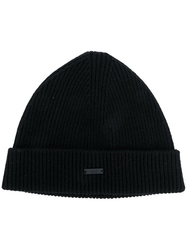 Ami Alexandre Mattiussi Fisherman's Rib Beanie - Black