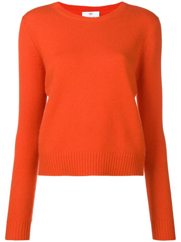 Allude Knitted Jumper - Yellow & Orange