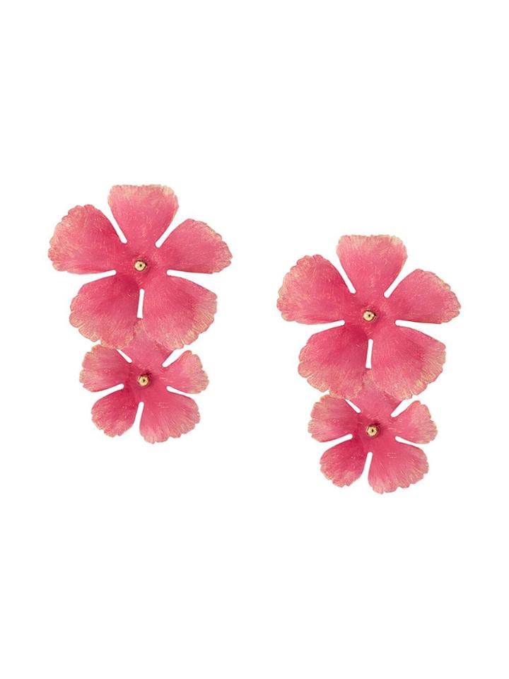 Jennifer Behr Faye Earrings - Pink & Purple