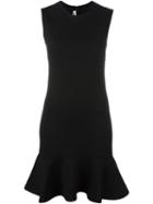 Mcq Alexander Mcqueen Peplum Hem Neoprene Dress, Women's, Size: Small, Black, Polyamide/polyester/spandex/elastane