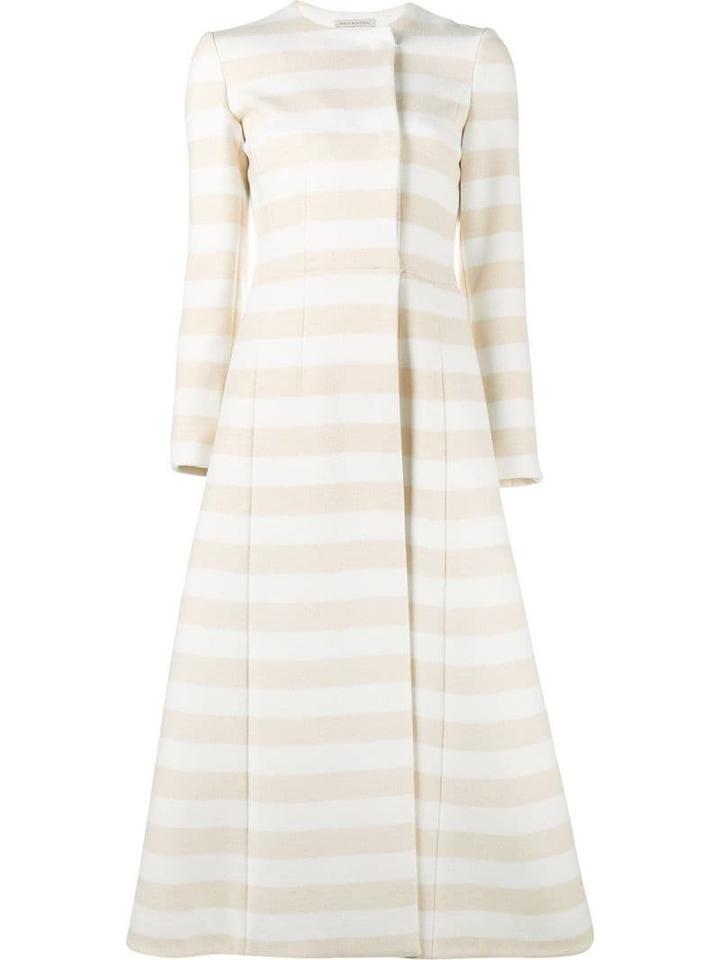 Emilia Wickstead Striped Domenique Coat - Yellow