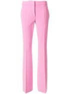 Moschino Slim-fit Flared Trousers - Pink & Purple