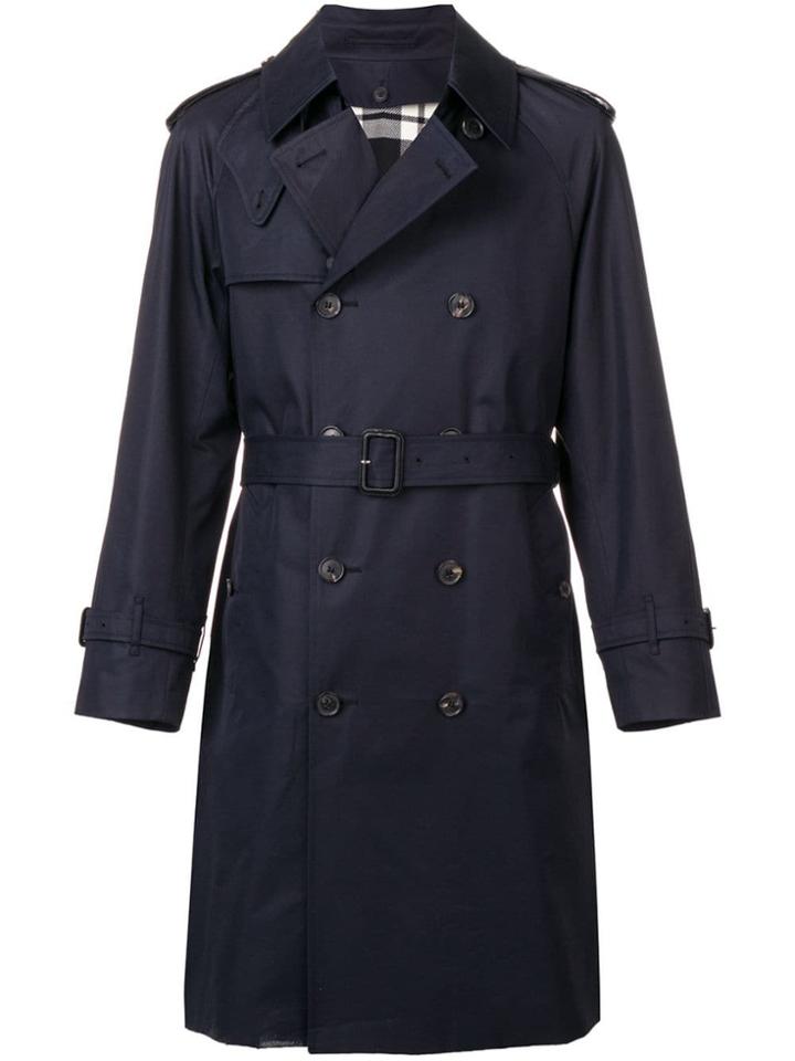 Mackintosh Ink Cotton Trench Coat Gm-130fd - Blue