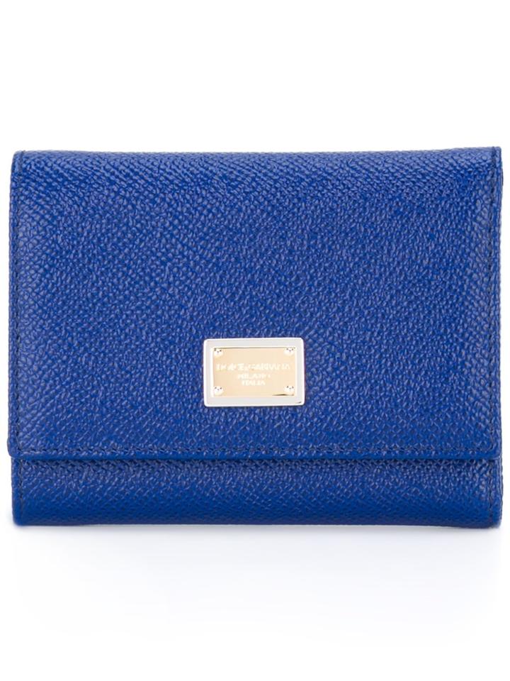 Dolce & Gabbana Small 'dauphine' Wallet - Blue
