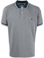 Fay Embroidered Logo Polo Shirt, Men's, Size: Xxl, Grey, Cotton