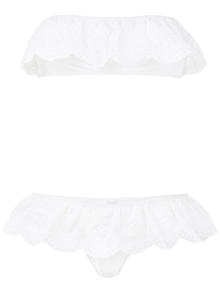 Zimmermann Meridian Frill Bikini Set - White