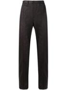 Julien David Tweed Trousers, Men's, Size: Xl, Brown, Wool
