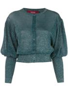 Sies Marjan Balloon Sleeve Cardigan - Blue