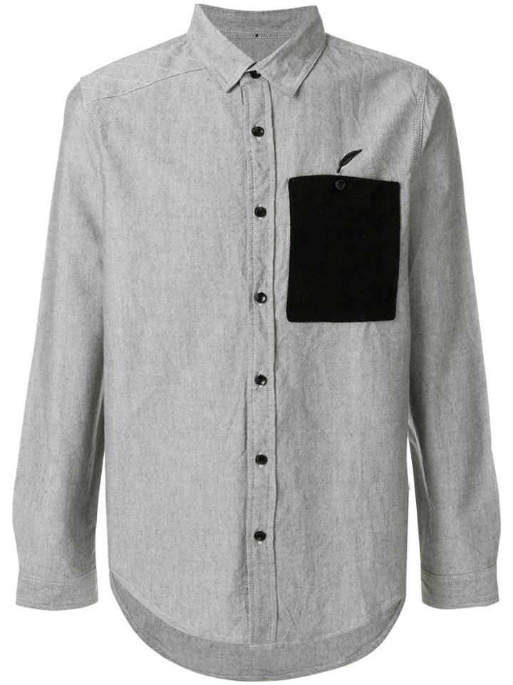 Publish Single-pocket Shirt - Grey