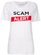 Manokhi Scam Alert T-shirt - White