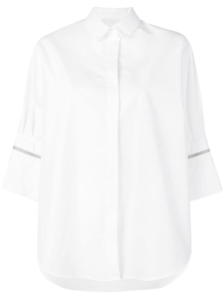 Fabiana Filippi 3/4 Sleeves Shirt - White