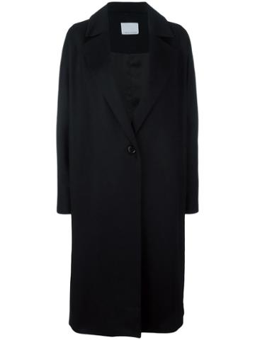 Charlie May Oversized Kimono Coat, Women's, Size: 8, Black, Virgin Wool/nylon/cashmere/cotton