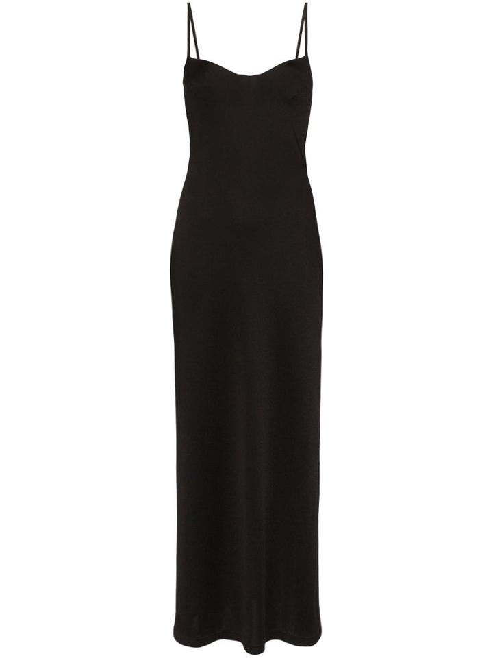 Galvan Berlin Strappy Midi Dress - Black