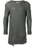 Daniel Andresen - Kava Sweater - Men - Cotton/linen/flax - L, Grey, Cotton/linen/flax