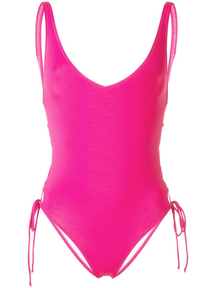 Sian Swimwear - Sian Swimsuit - Women - Polyamide/spandex/elastane - L, Pink/purple, Polyamide/spandex/elastane
