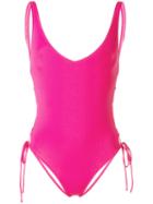 Sian Swimwear - Sian Swimsuit - Women - Polyamide/spandex/elastane - L, Pink/purple, Polyamide/spandex/elastane