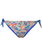 Mc2 Saint Barth - Yali Bikini Bottoms - Women - Polyamide/spandex/elastane - L, Blue, Polyamide/spandex/elastane