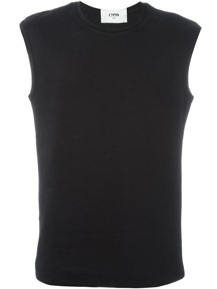 Cmmn Swdn Alan Tank Top, Men's, Size: Xs, Black, Cotton/polyamide