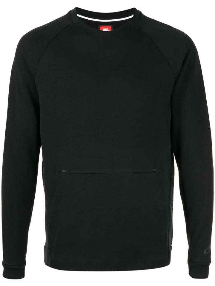 Nike Tech Fleece Crew Neck - Black