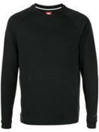Nike Tech Fleece Crew Neck - Black