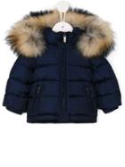 Il Gufo - Padded Coat - Kids - Feather Down/polyamide/polyester/racoon Fur - 9 Mth, Infant Boy's, Blue