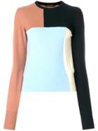 Cédric Charlier Colour-block Fitted Sweater - Multicolour