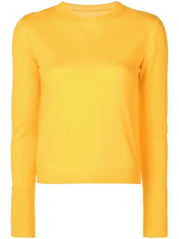 The Elder Statesman Billy Sweater - Yellow