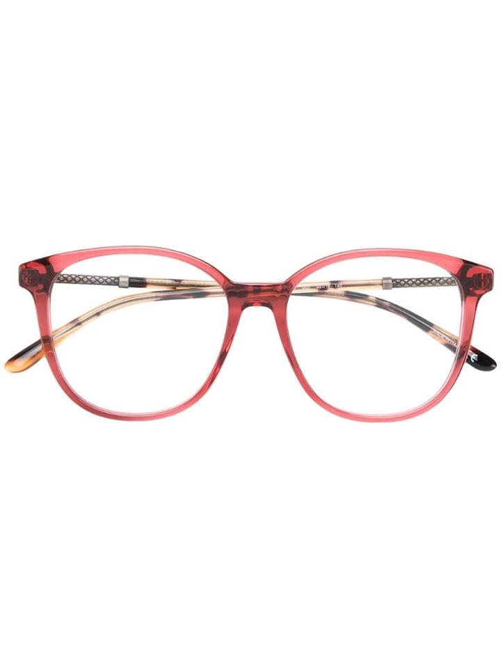 Bottega Veneta Eyewear Square Frame Glasses - Pink