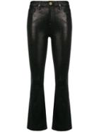 Frame Kick Flare Trousers - Black