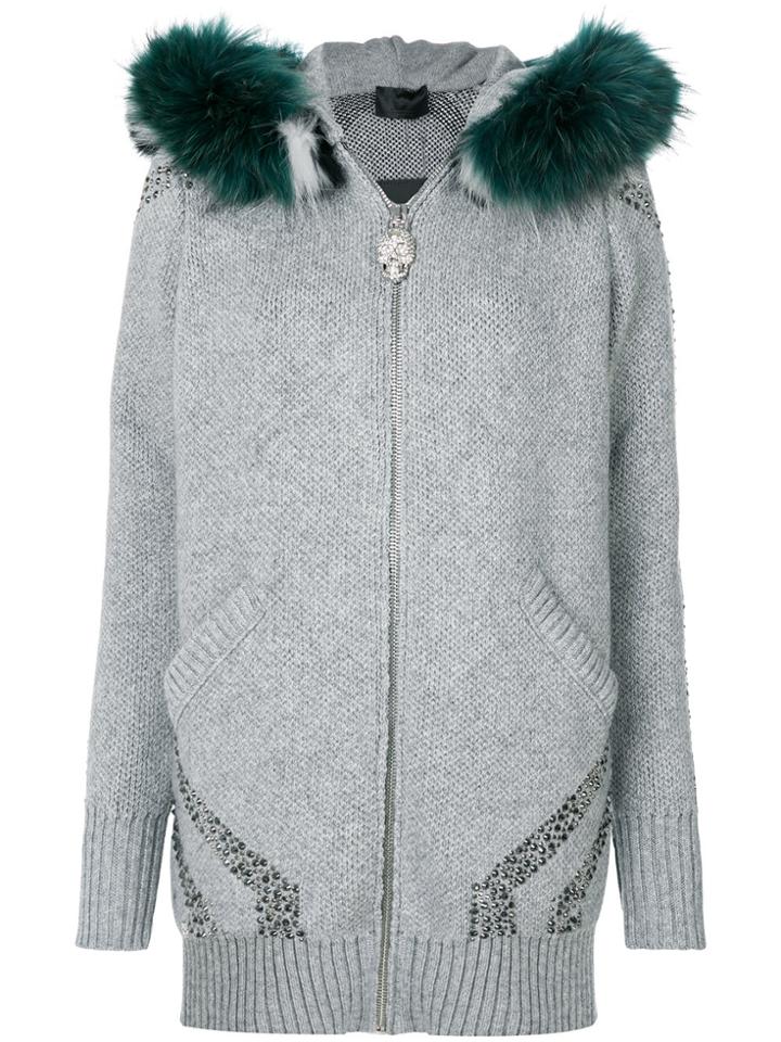 Philipp Plein Aleks Cardi-coat - Grey