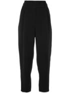 Cyclas High Rise Cropped Pants - Black