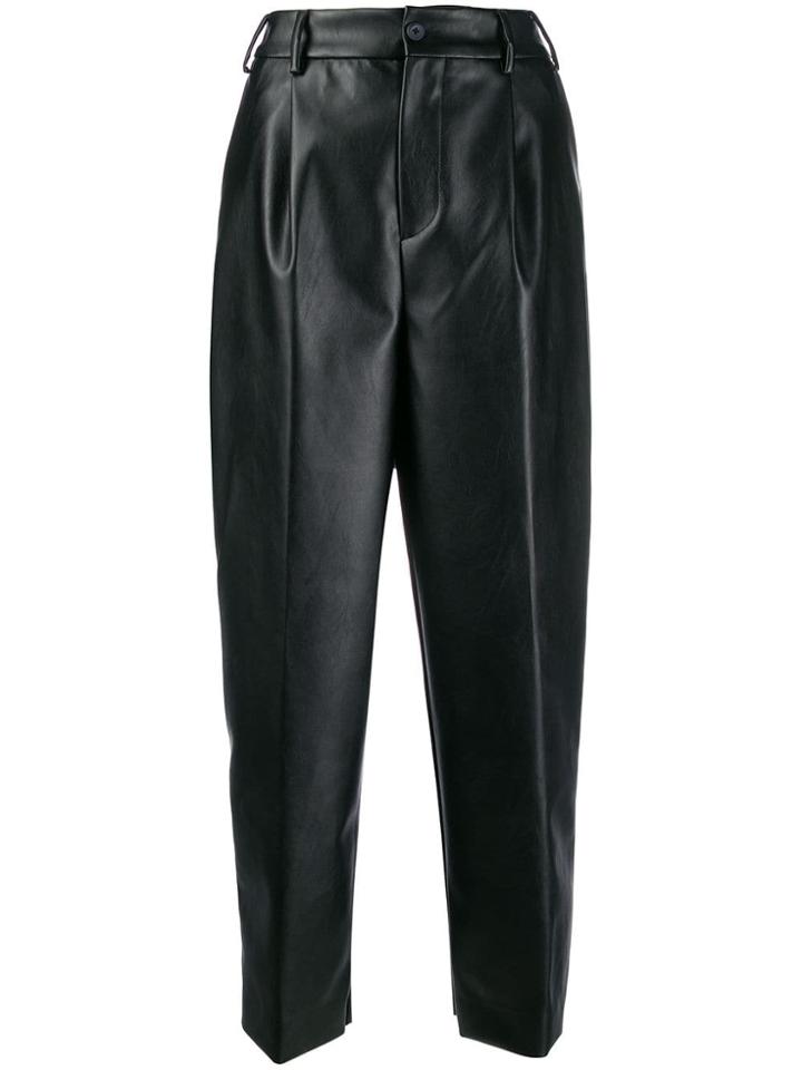 Pt01 Daisy Cropped Trousers - Black