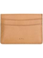 A.p.c. Embossed Logo Cardholder