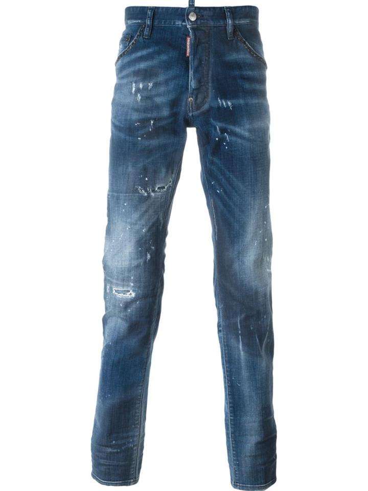 Dsquared2 'cool Guy' Jeans, Men's, Size: 48, Blue, Cotton/spandex/elastane/polyester/aluminium