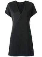 Giuliana Romanno Panelled Blouse, Women's, Size: 42, Black, Polyester