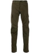 Cp Company Loose Fit Cargo Trousers - Green