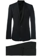 Dolce & Gabbana Stitch Detail Dinner Suit, Men's, Size: 50, Black, Virgin Wool/spandex/elastane/viscose/cupro