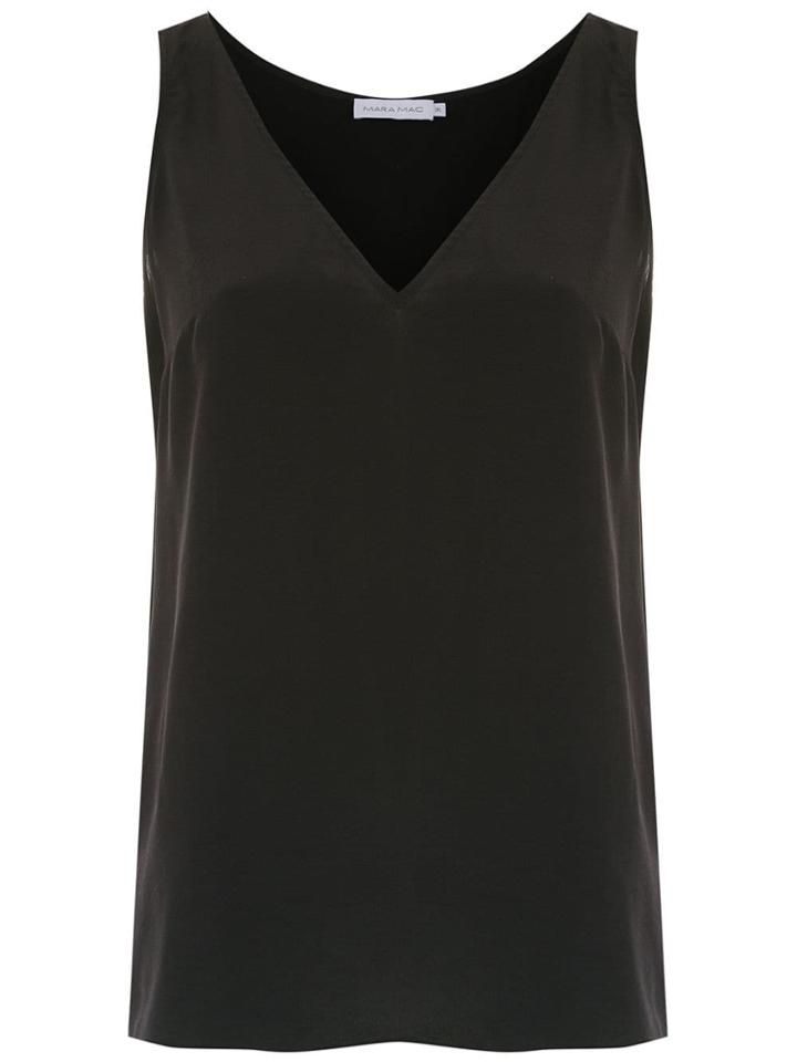 Mara Mac Silk Blouse - Black