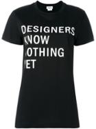 Dkny Graphic Print T-shirt, Women's, Size: Small, Black, Cotton