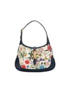 Gucci Floral Shoulder Bag - Blue