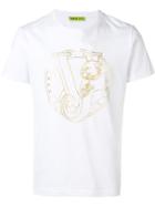 Versace Jeans Couture Metallic Logo Print T-shirt - White
