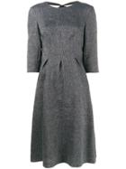 Creatures Of The Wind Tie-back Midi Dress - Blue