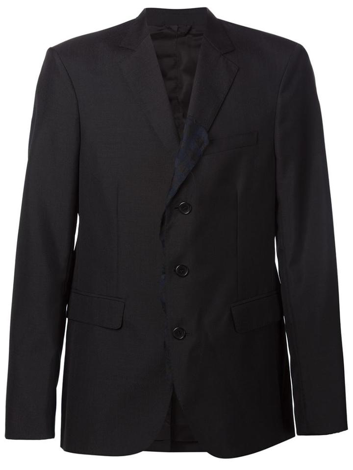 Yang Li Contrasting Trim Blazer