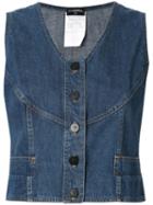 Chanel Pre-owned Sleeveless Vest Top - Blue