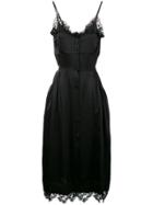 Simone Rocha Lace Trim Slip Dress - Black