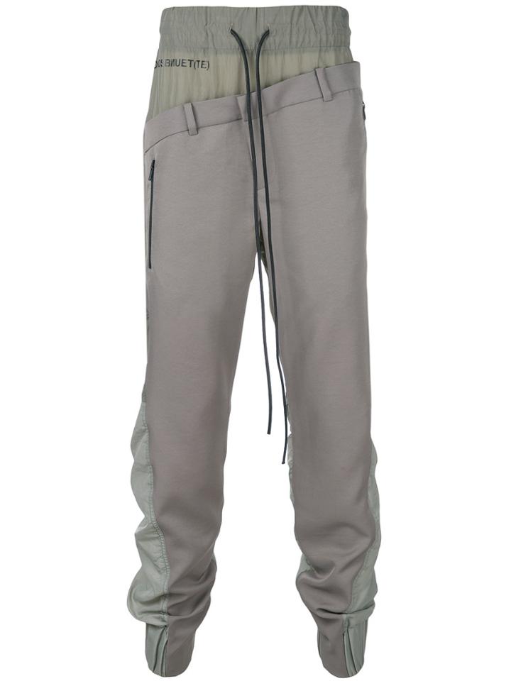 Bmuet(te) Double Waistband Trousers - Grey
