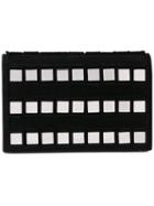 Tomasini - Square Studded Clutch - Women - Calf Suede/glass - One Size, Black, Calf Suede/glass