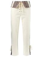 Talie Nk Cropped Bouclé Trousers, Women's, Size: 40, Cotton/acrylic/polyester/silk
