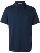 Michael Kors Collection Logo Print Polo Shirt - Blue
