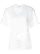 Victoria Victoria Beckham Satin Patch T-shirt - White